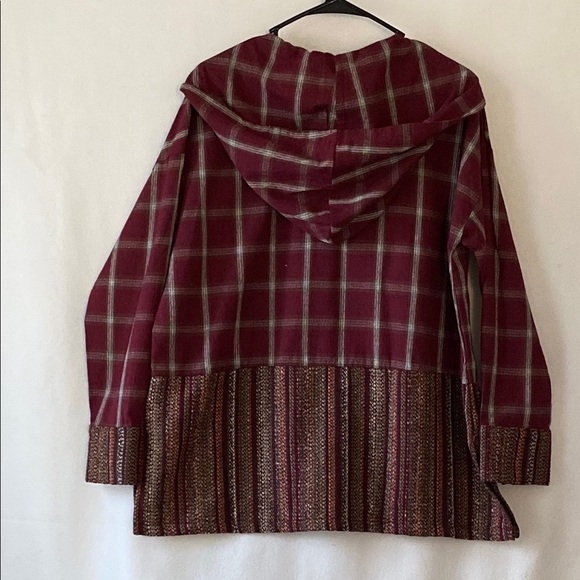 Oddy Size M Button Pullover Long Sleeve Hoodie - Picture 9 of 16